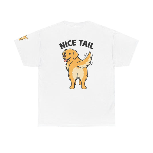 Color: White | Nice Tail Premium Graphic Tee
