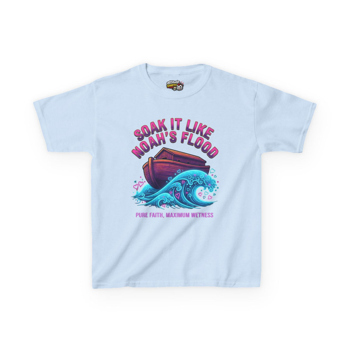 "Good Book Series Soak it Like Noah's Flood" Kids Tee