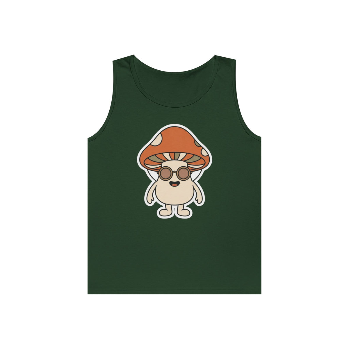 Color: Forest Green | Shroom Man Tank Top