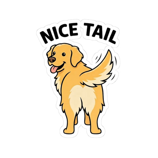 "Nice Tail" Sticker — Main