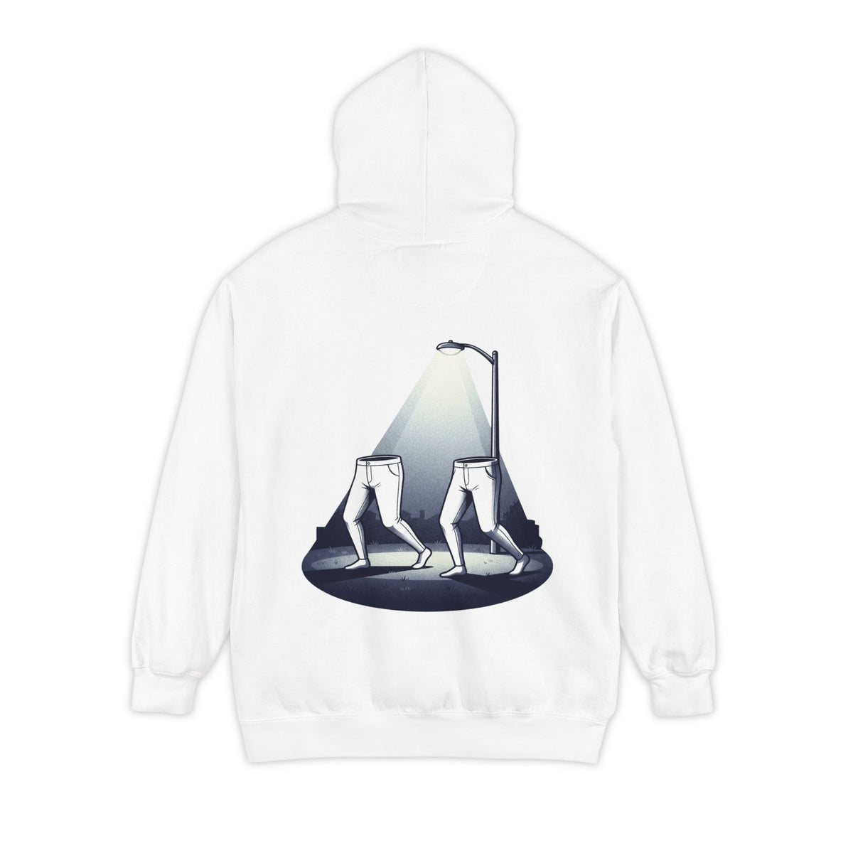 Color: White | The Fresno Nightcrawlers (California, USA) Garment-Dyed Hoodie
