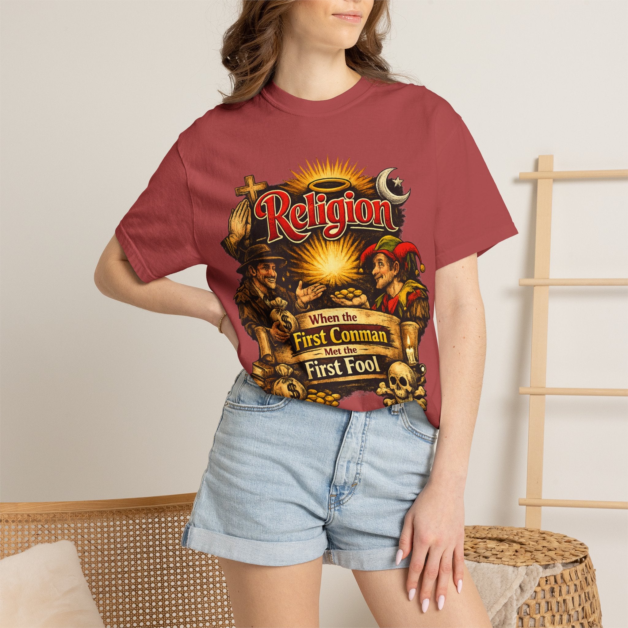 "The Original Transaction" Unisex Garment-Dyed T-shirt