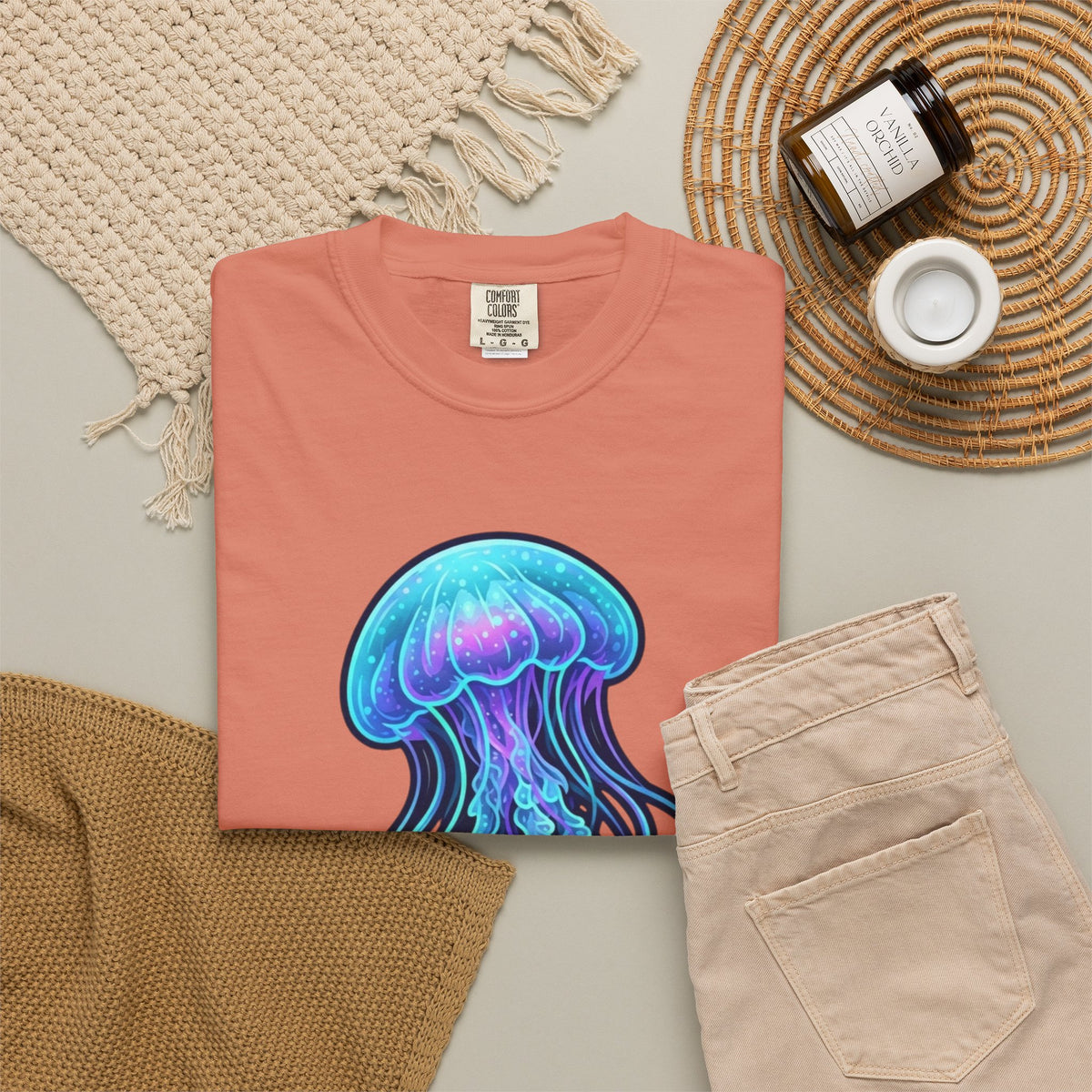 "Jelly Credible" Unisex Garment-Dyed Tee