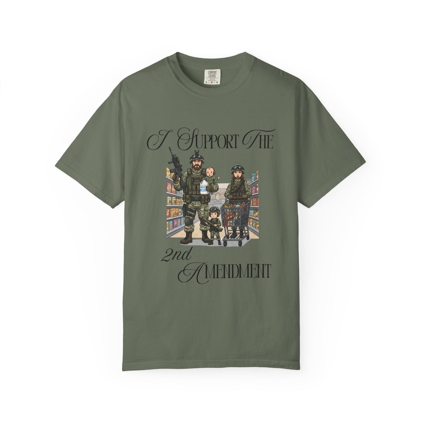 "2nd Amendment" Unisex Garment-Dyed T-shirt