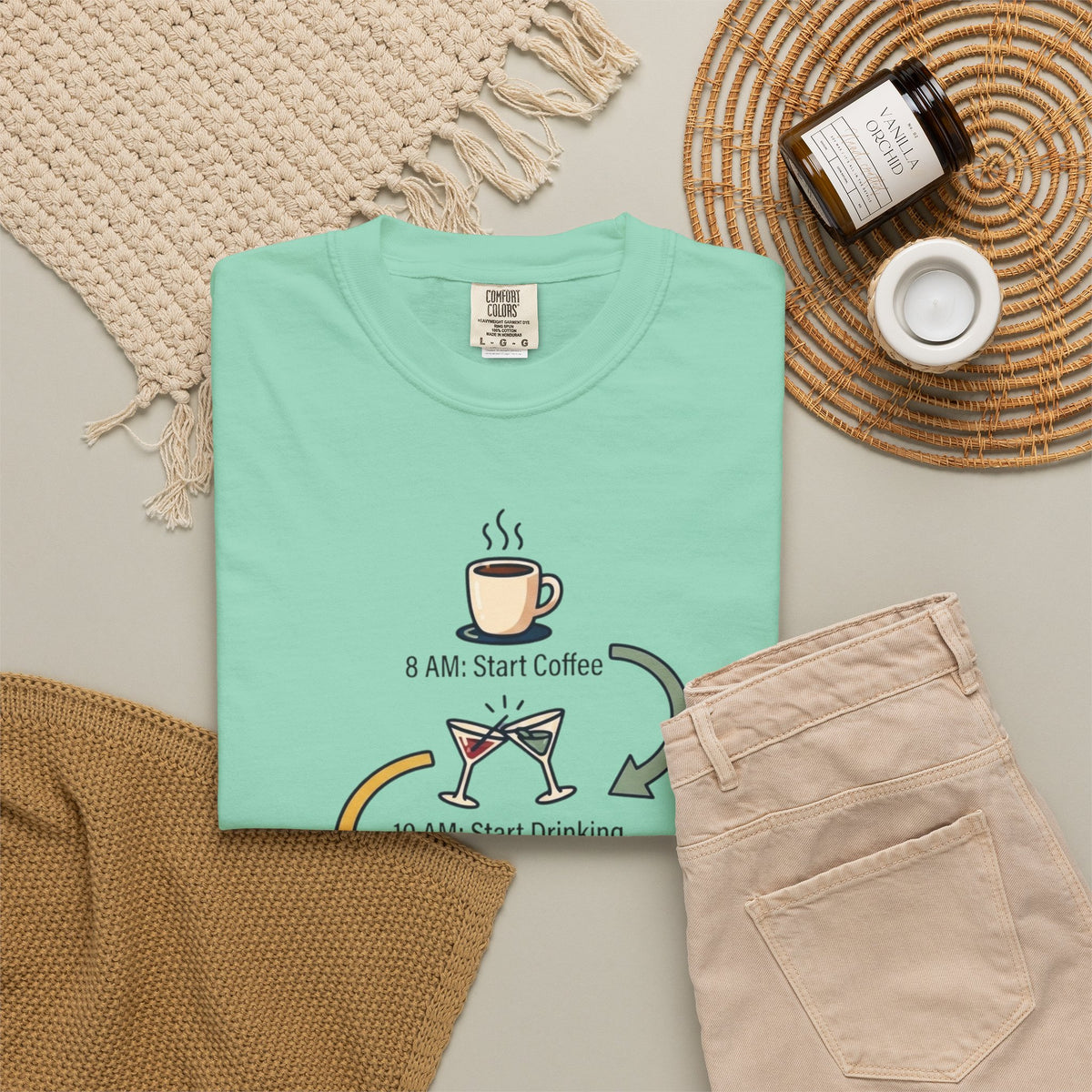 Thanksgiving Regrets Unisex Garment-Dyed Tee