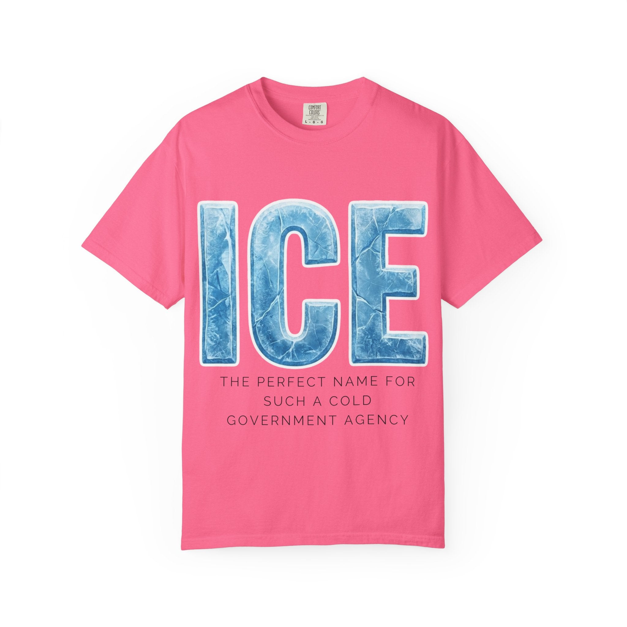 "ICE Cold Government" Unisex Garment-Dyed T-shirt