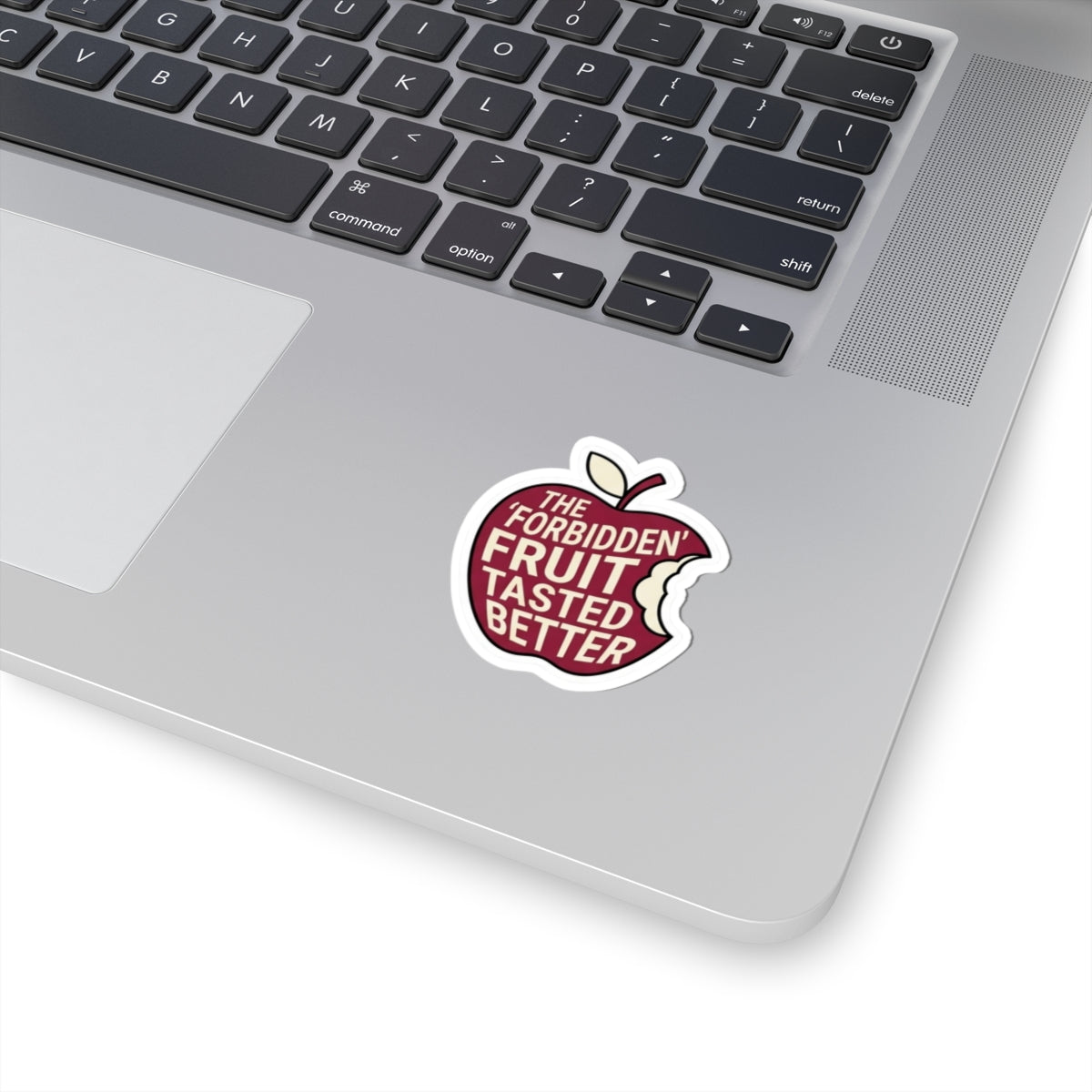 "Good Book Series Forbidden Fruit Tasted Better" Sticker — Main