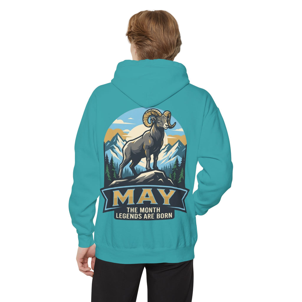 "May Legend" Garment-Dyed Hoodie
