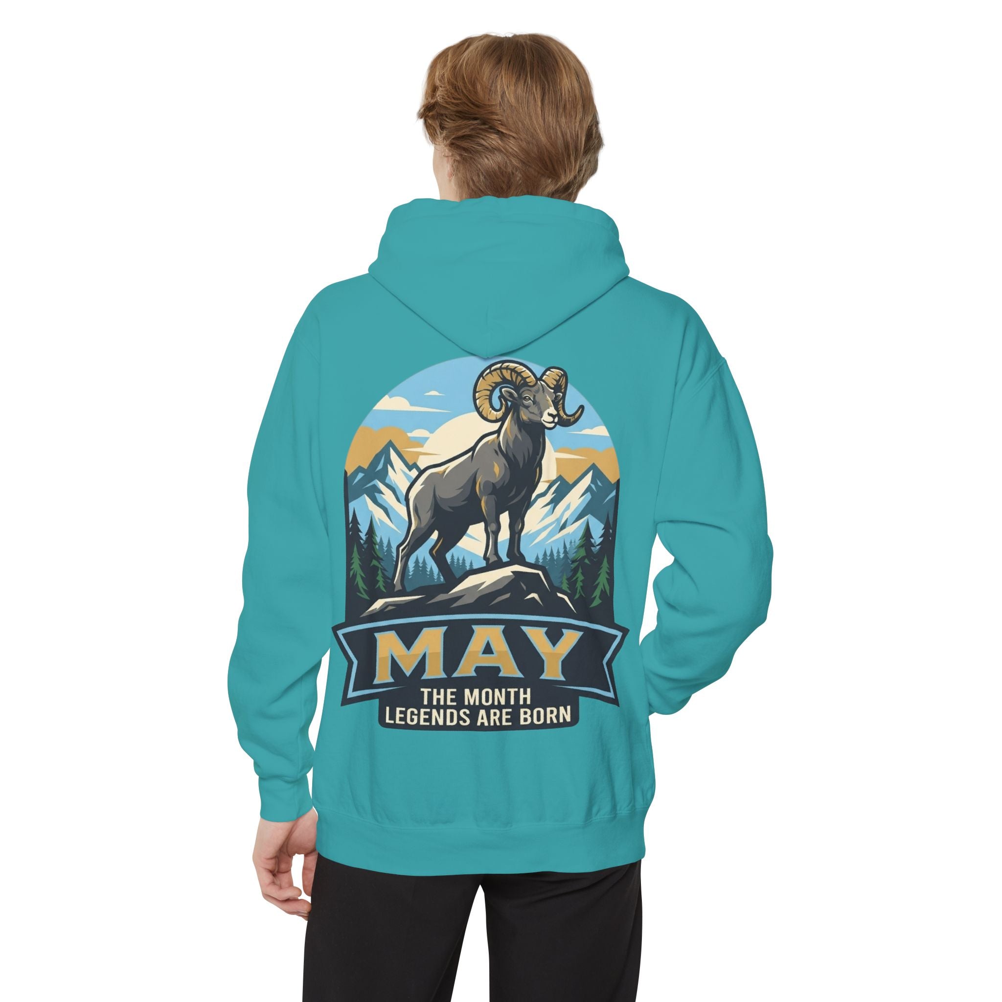 "May Legend" Garment-Dyed Hoodie