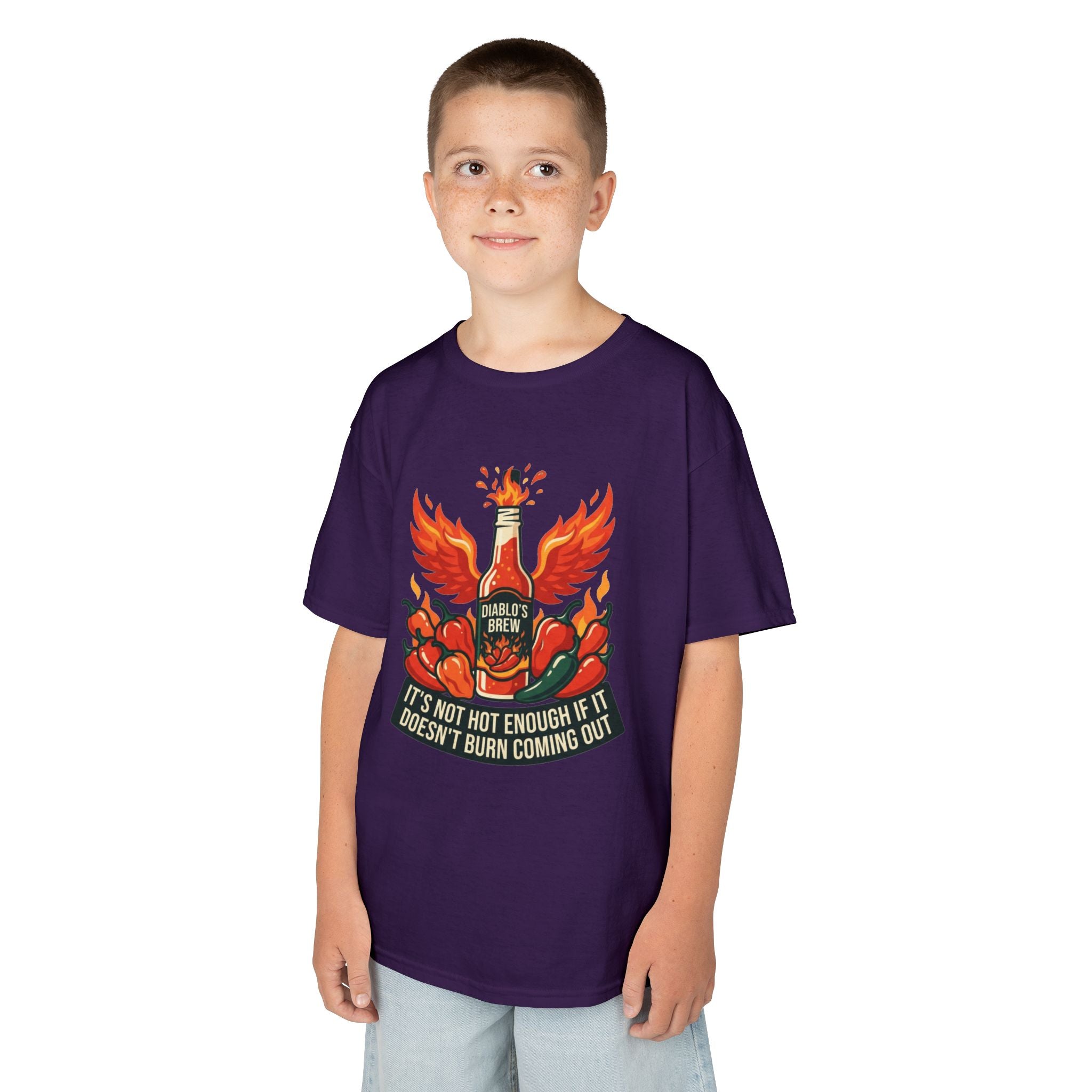 "Burns Coming Out" Kids Tee