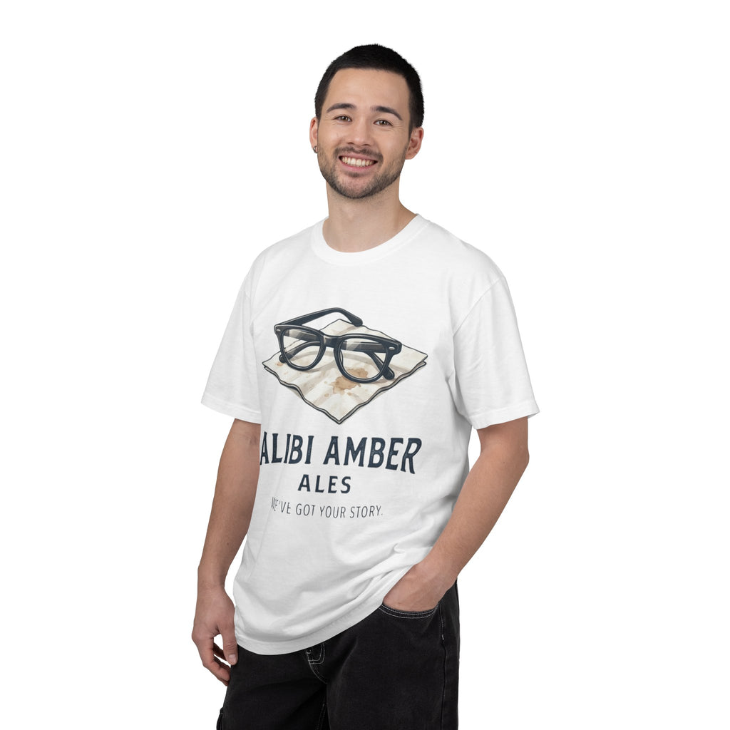 "Alibi Amber Ales" Unisex Garment-Dyed Tee
