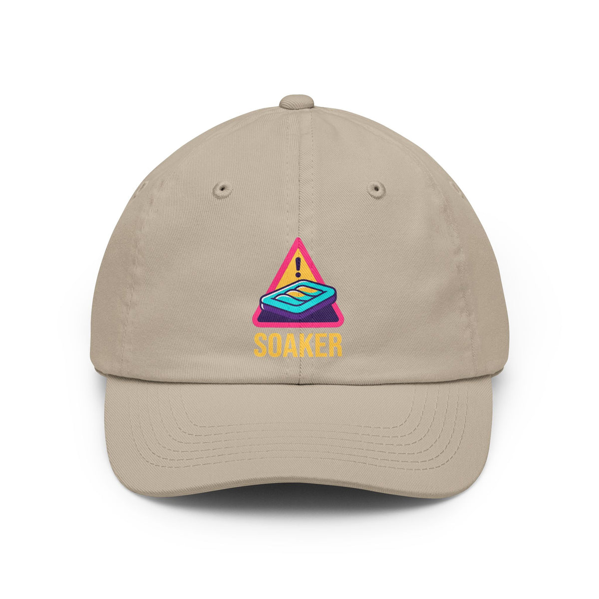 Color: Stone | Professional Soaker Dad Hat — Graphic