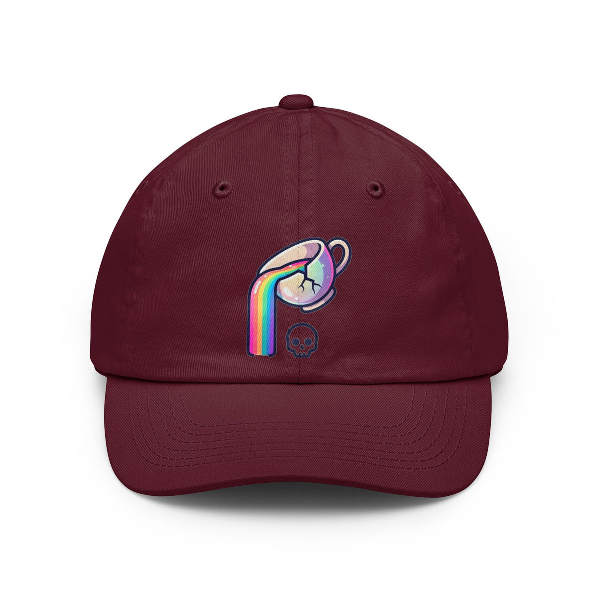 Color: Maroon | Surviving on Caffeine Spite and Superior Aesthetics Dad Hat