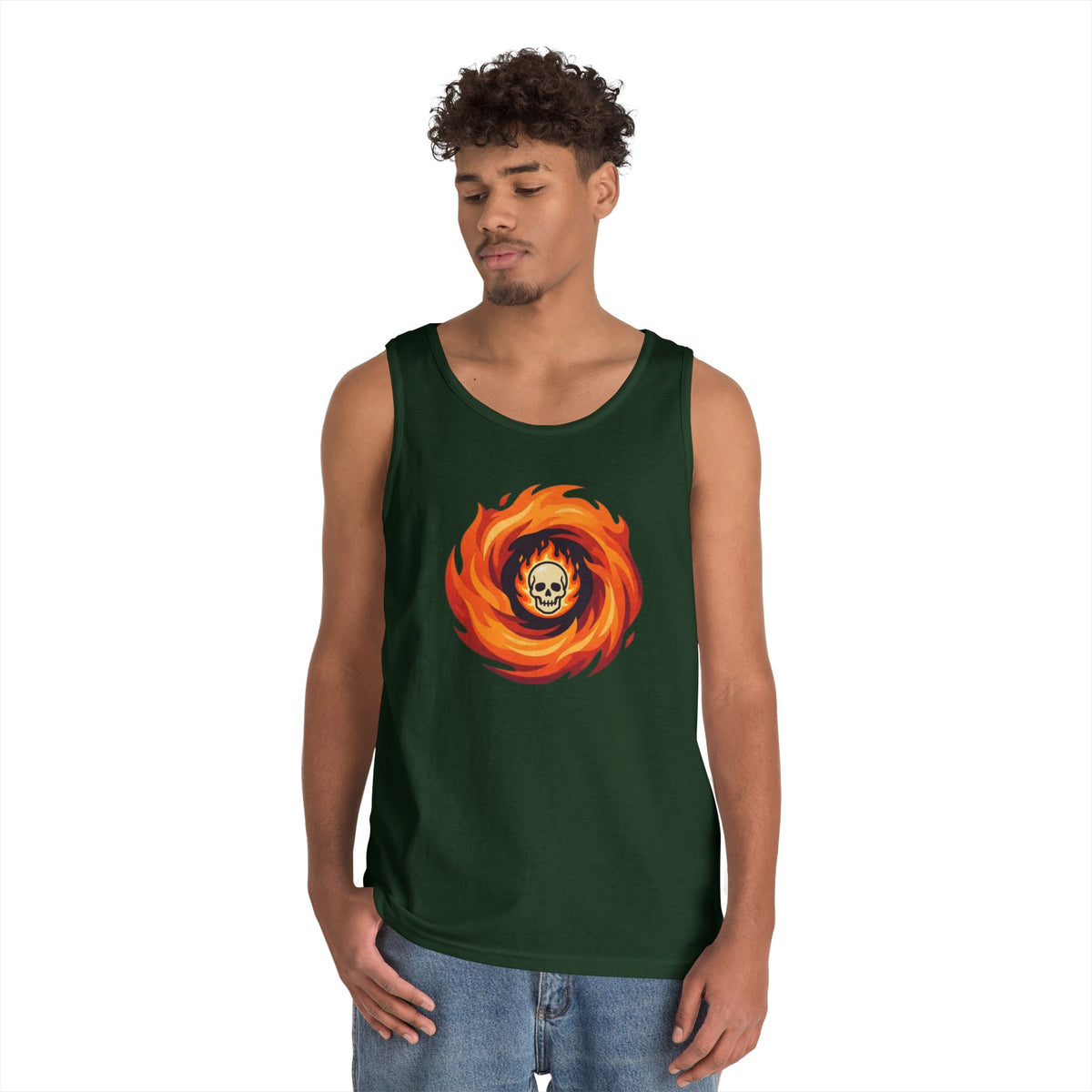 Color: Forest Green | Hellfire Tank Top