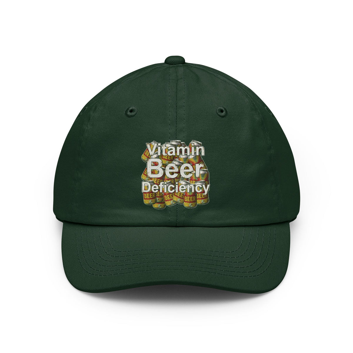 Color: Forest Green | Vitamin Beer: My Daily Dose | Dad Hat — AttitudeShirts