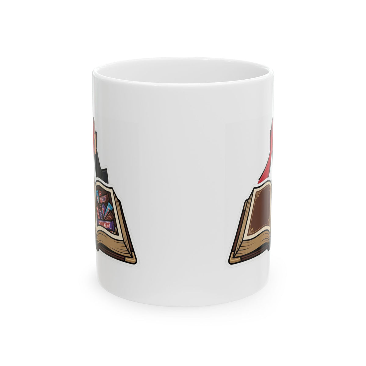 "Working For The Sweet Stuff" White Ceramic Mug — Graphic