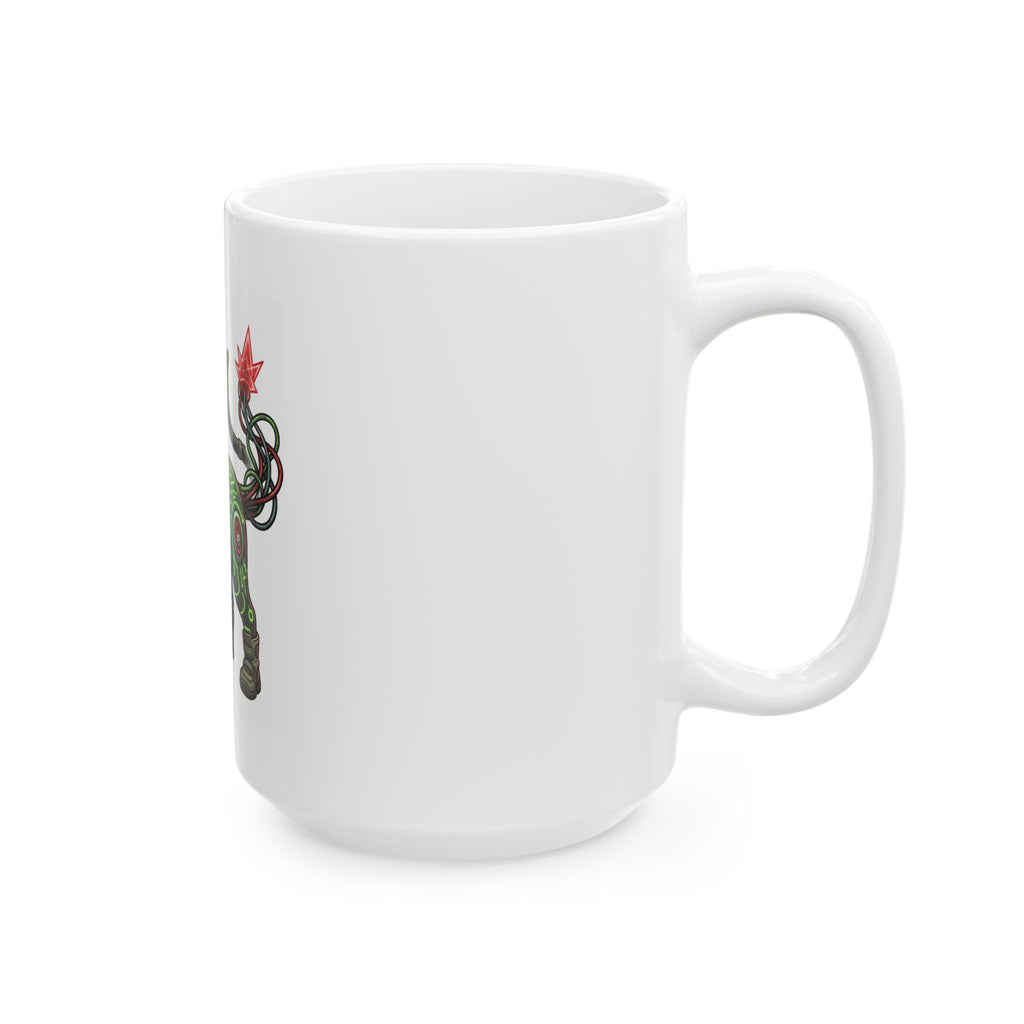 "Boots" White Ceramic Mug