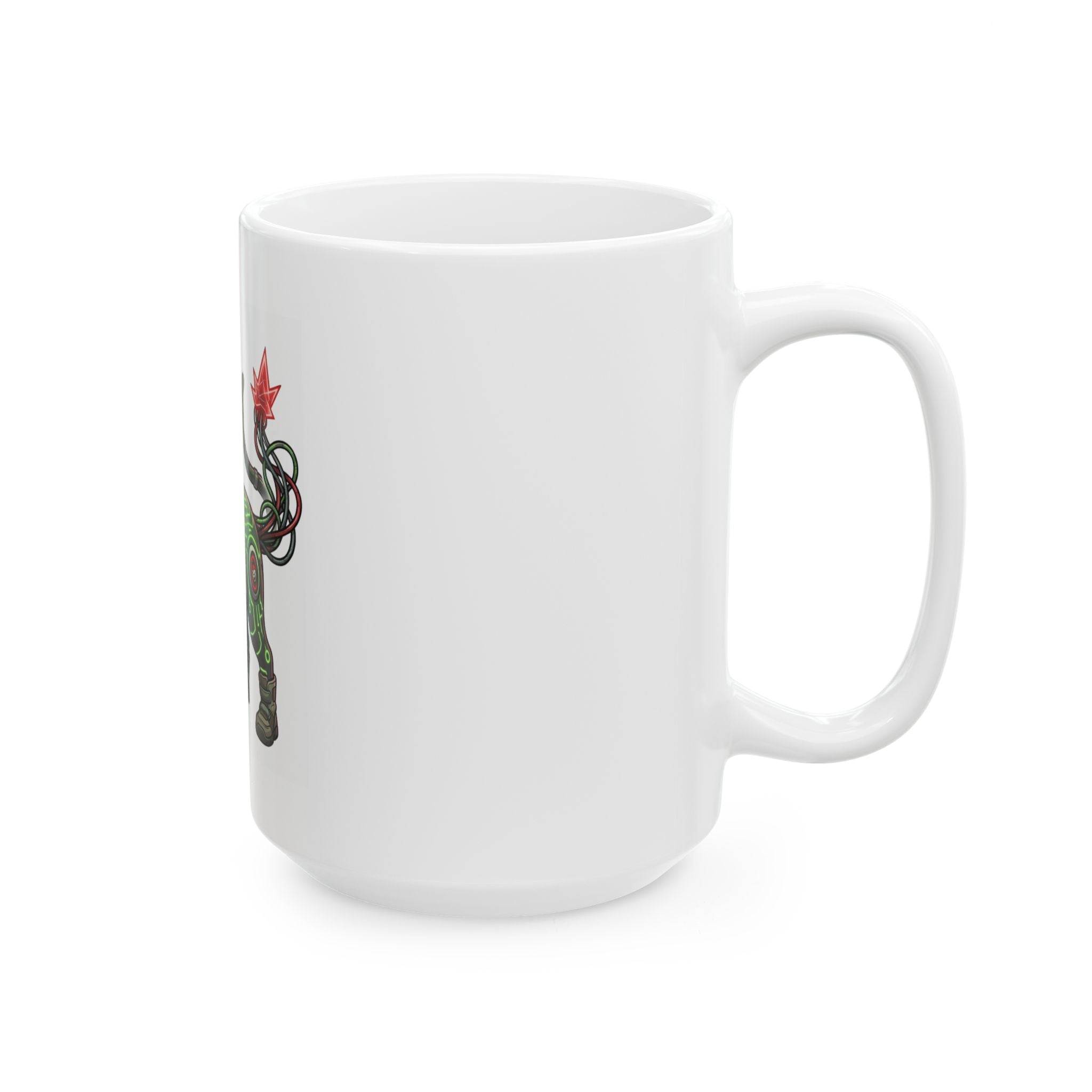 "Boots" White Ceramic Mug