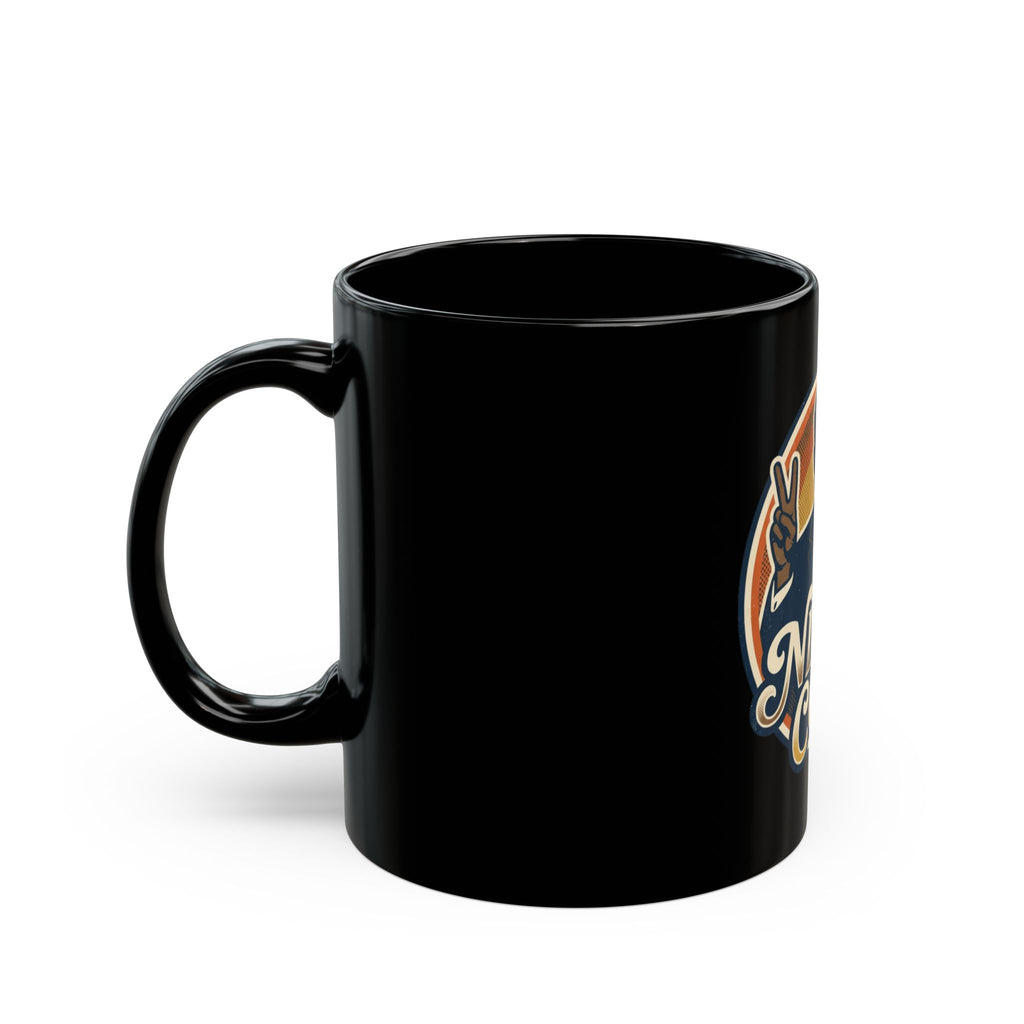 "Nixon Core" Black Ceramic Mug