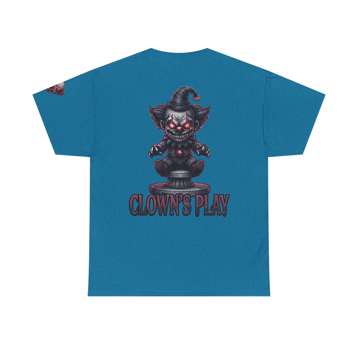 Color: Antique Sapphire | Clown Play Premium Graphic Tee