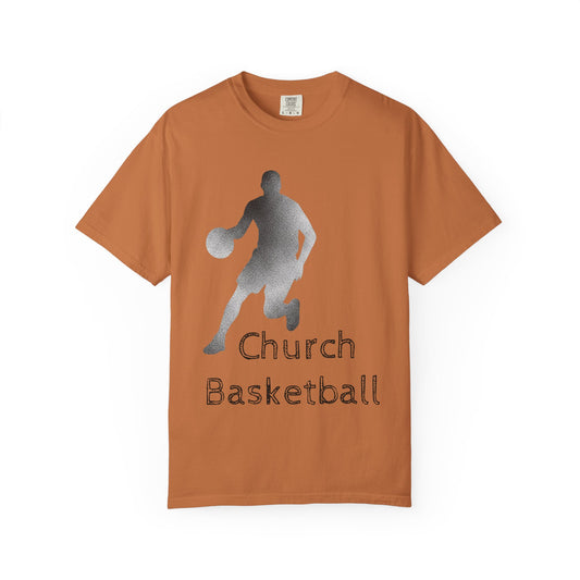 "Church Basketball: High Court" Unisex Garment-Dyed T-shirt