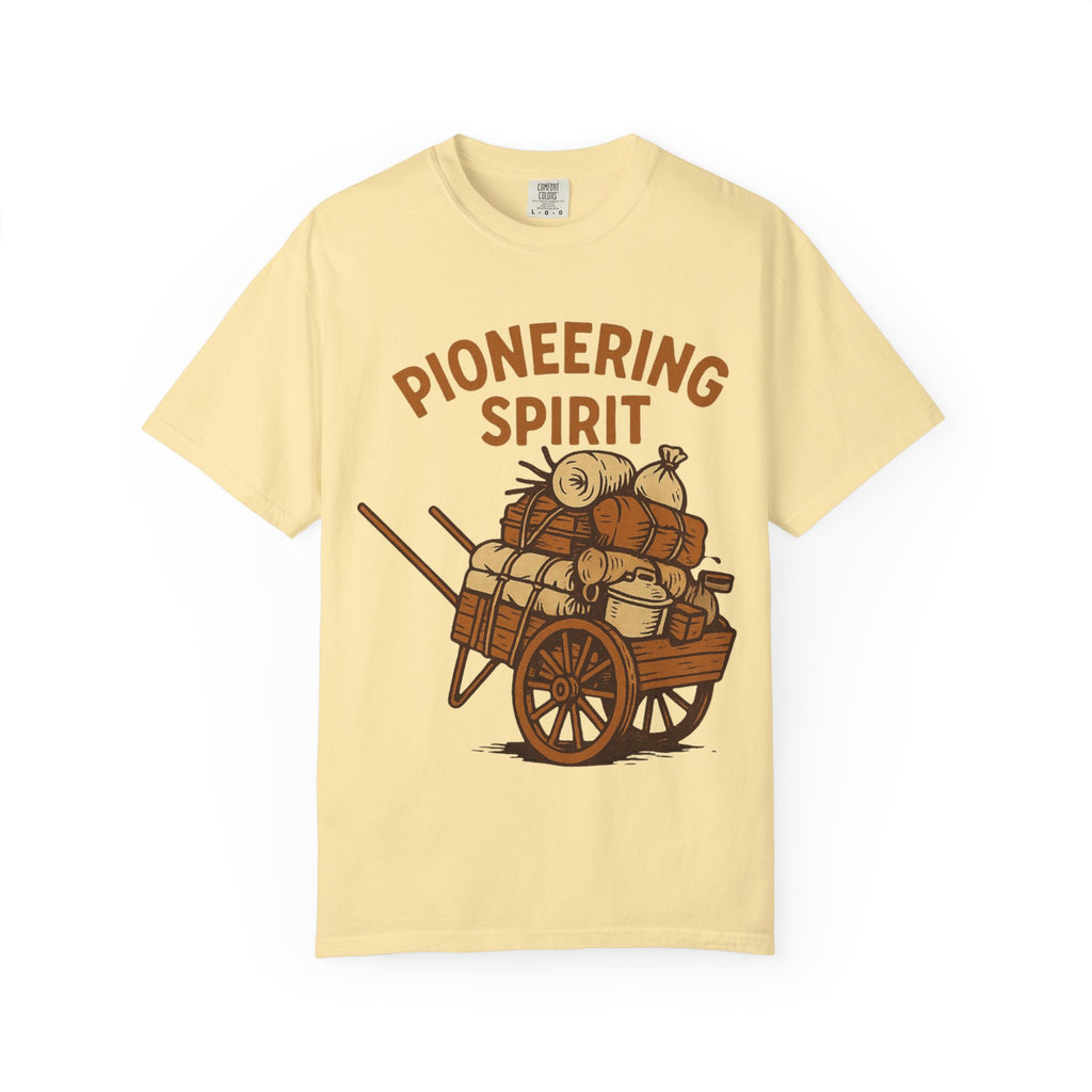 "Pioneering Spirit" Unisex Garment-Dyed T-shirt