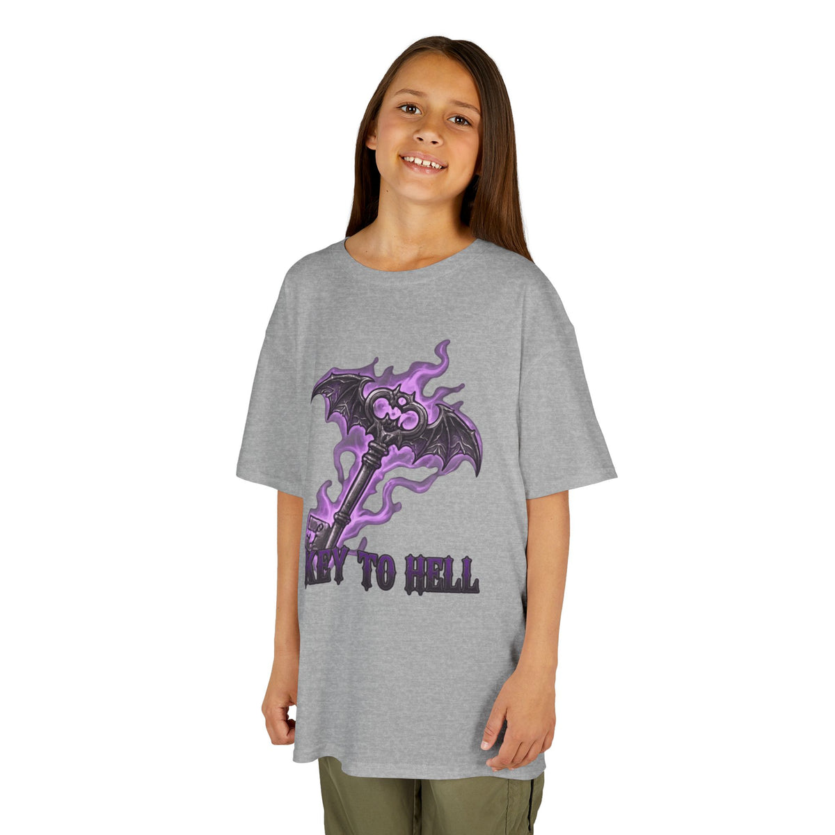 Color: Sport Grey | Skeleton Key Kids Tee