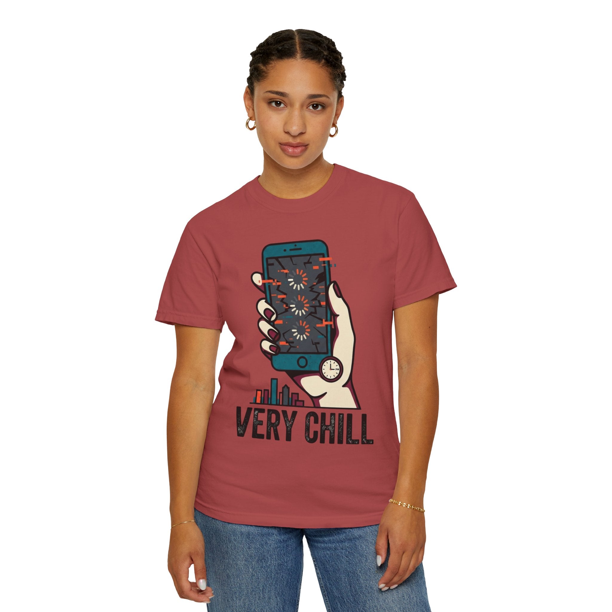 "Very Chill" Unisex Garment-Dyed Tee
