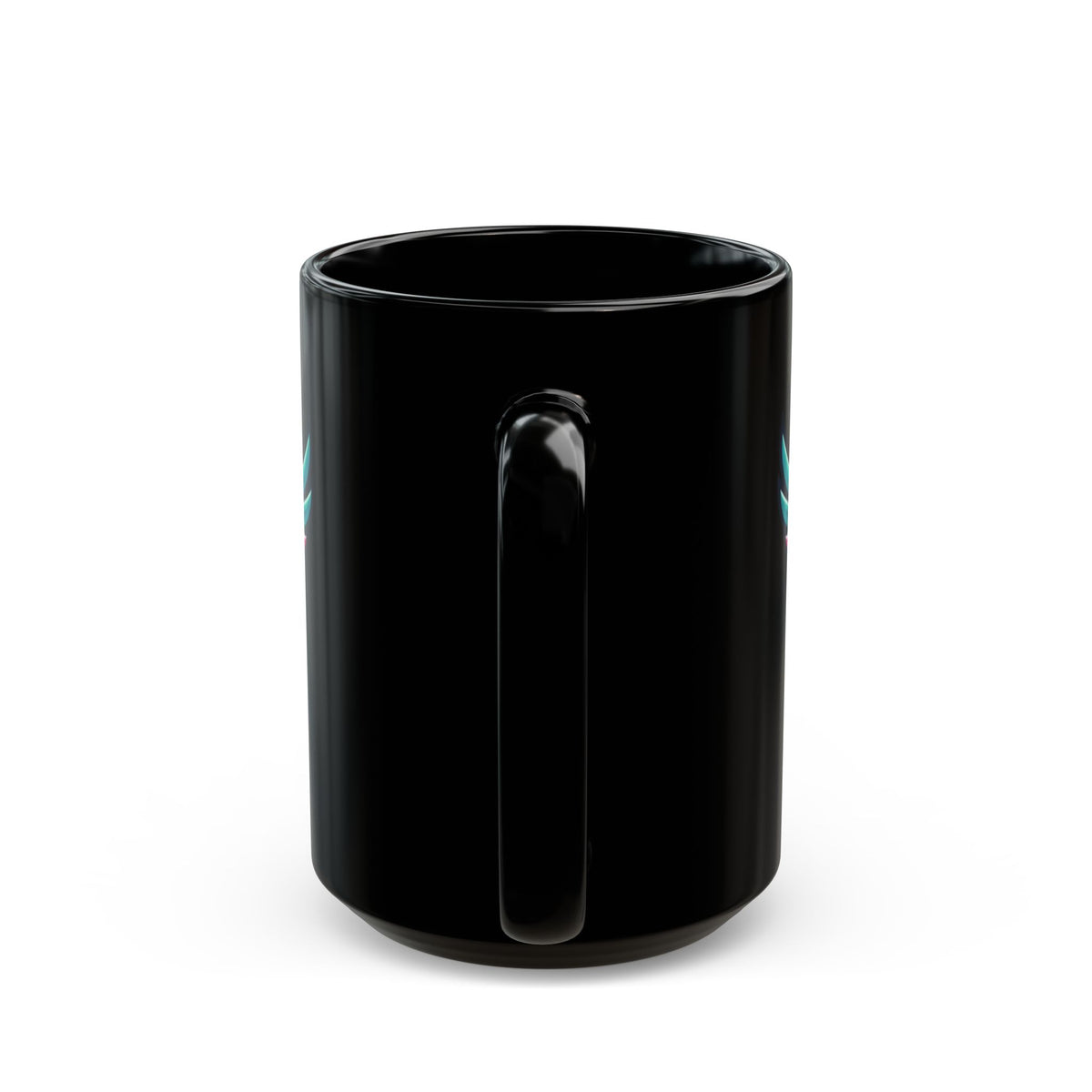 "I Beat Cancer - What is Your Superpower" Black Ceramic Mug — Graphic