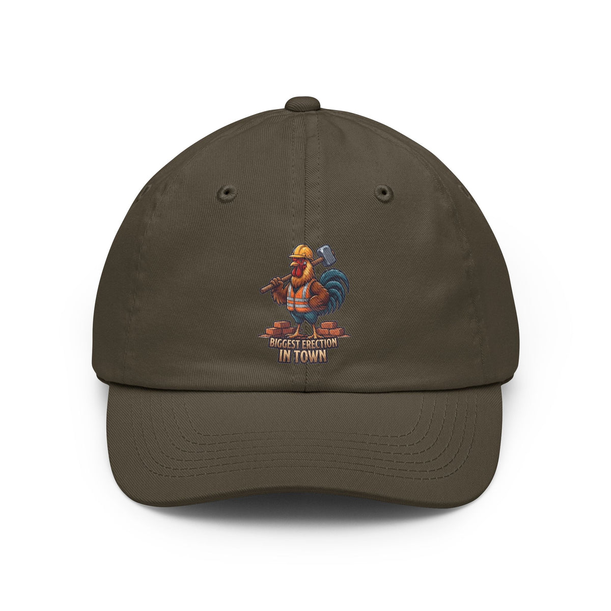 Color: Olive | Biggest Erection in Town Dad Hat
