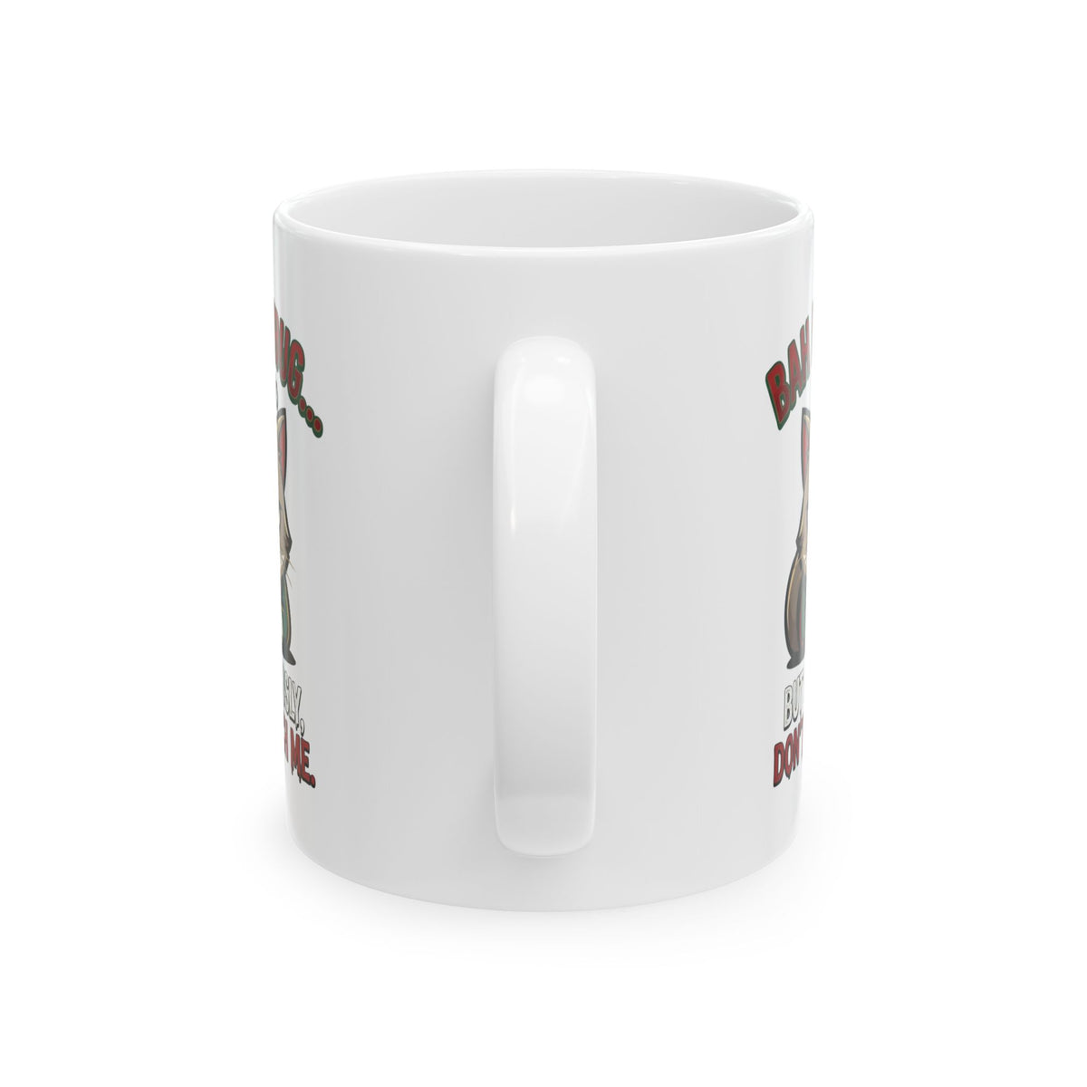 "Bah Humbug" White Ceramic Mug