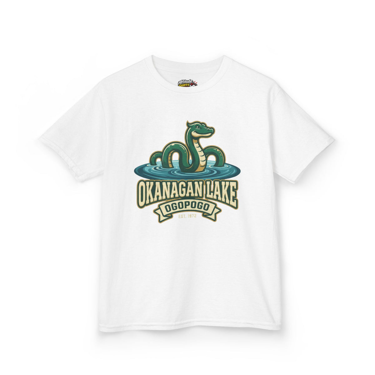Color: White | Ogopogo (Canada) Kids Tee