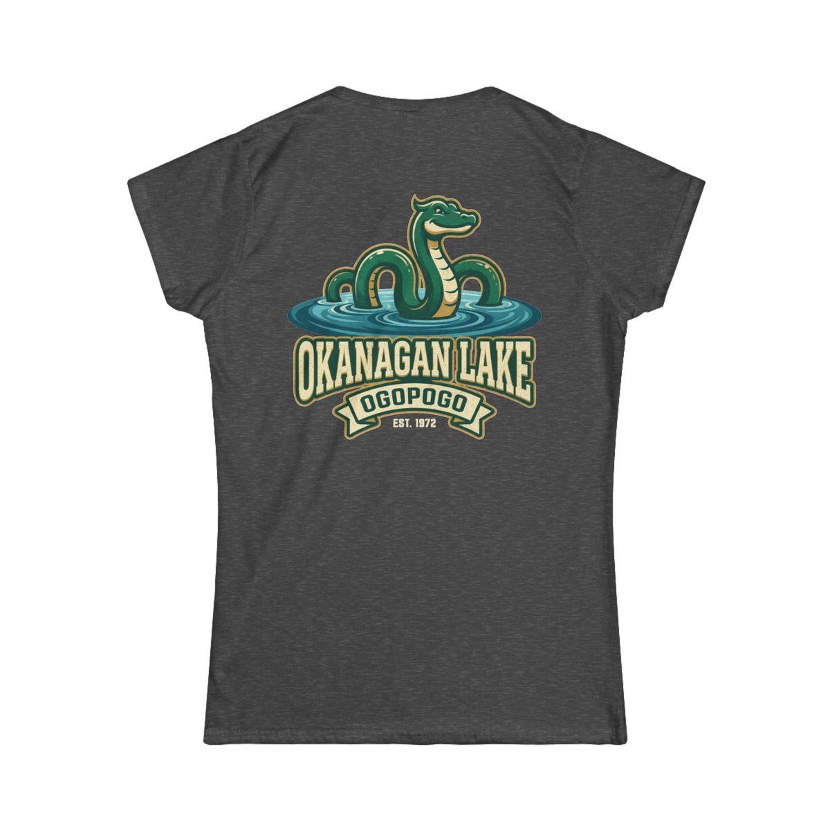 Color: Dark Heather | Ogopogo (Canada) Women's Tee