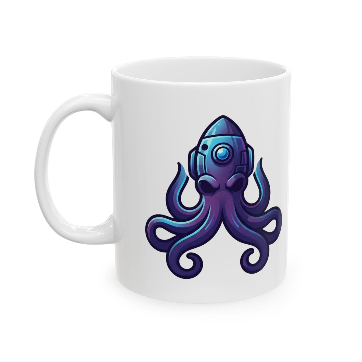 "Octo Credible" White Ceramic Mug — Graphic