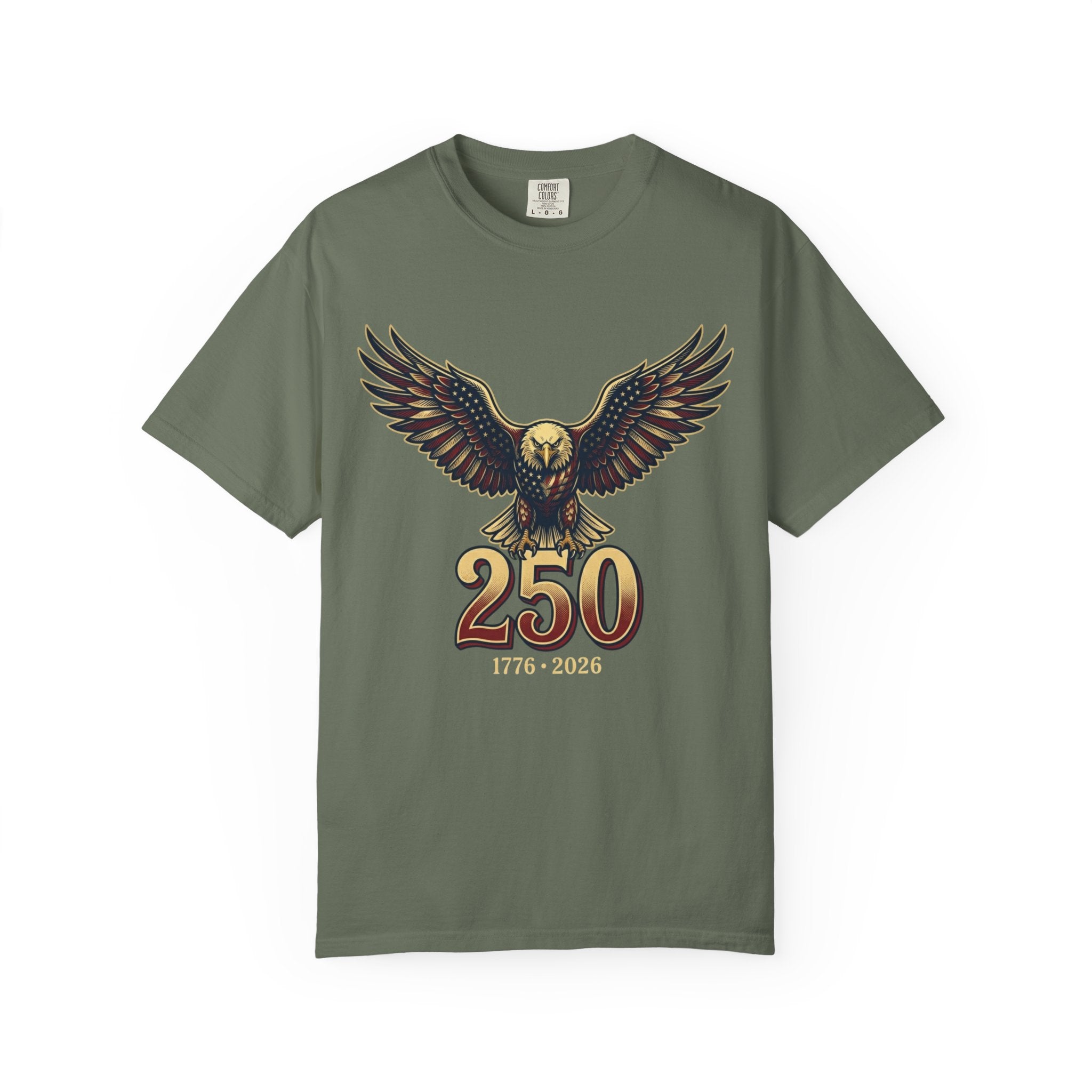 "USA Eagle 250 Years" Unisex Garment-Dyed Tee