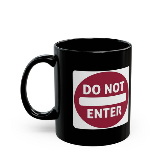 "I Cooked I Ate" Black Ceramic Mug — Graphic