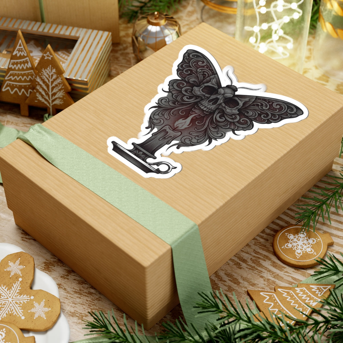 "Skeleton Moth" Sticker — Main