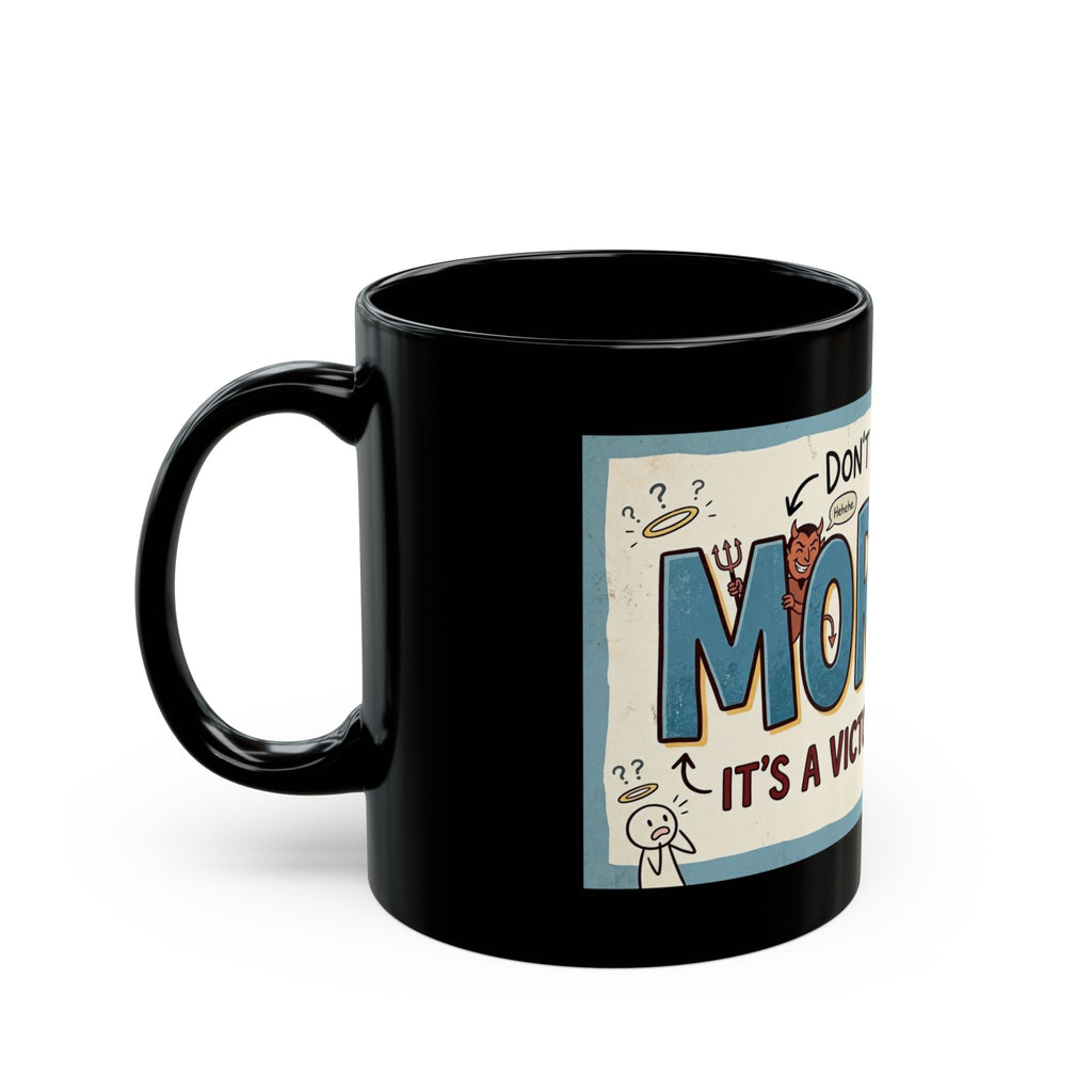 "Mormon is a Victory for Satan" Black Ceramic Mug