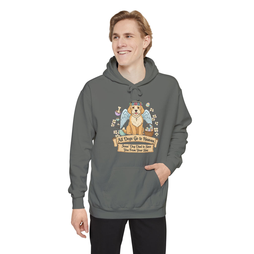 Heaven's Got a Paw Patrol | Garment-Dyed Hoodie — AttitudeShirts