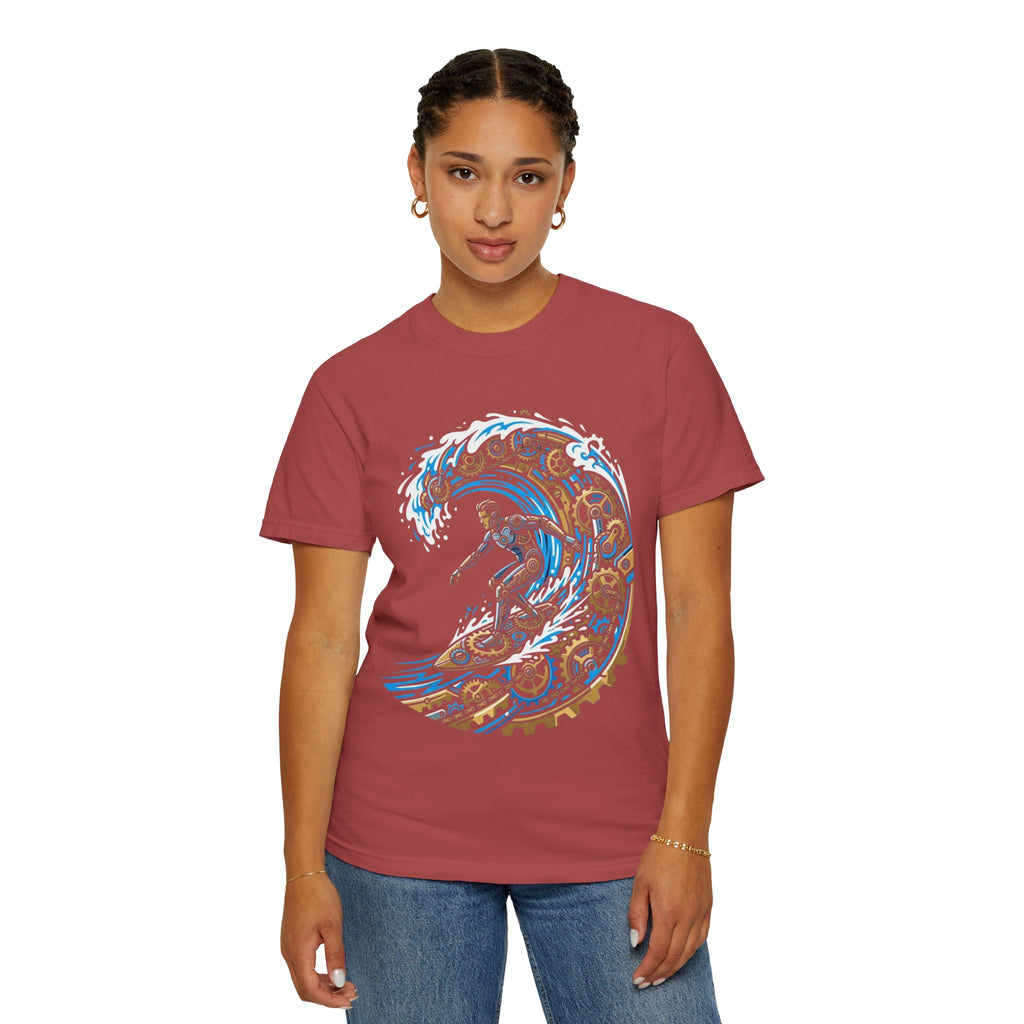 "Time Surfer" Unisex Garment-Dyed Tee