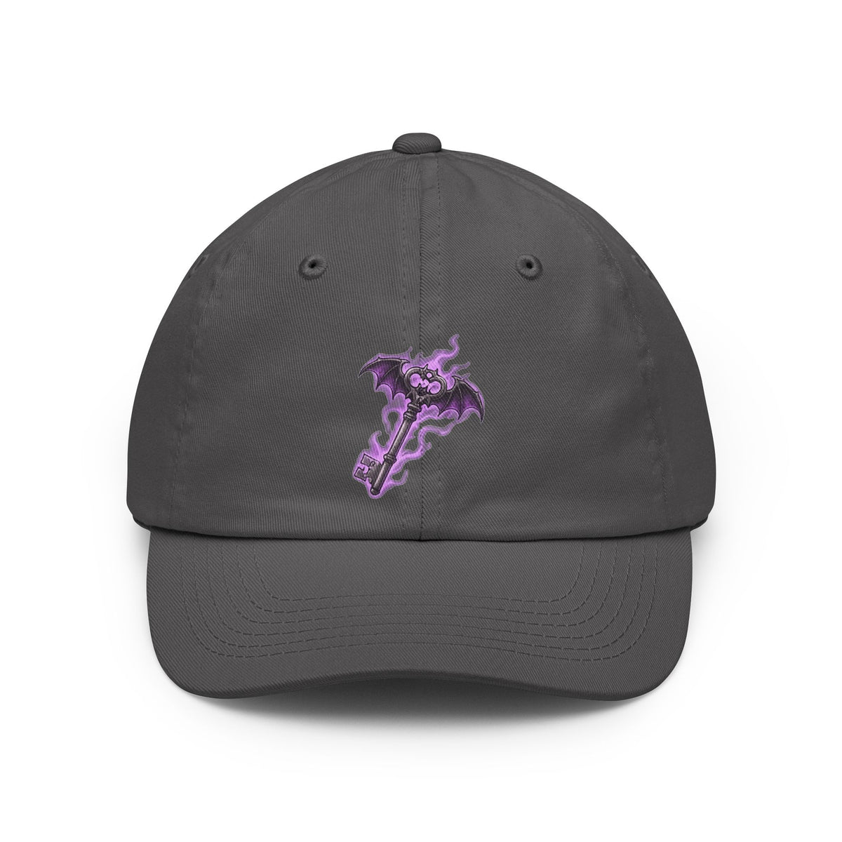 Color: Charcoal | Skeleton Key Dad Hat