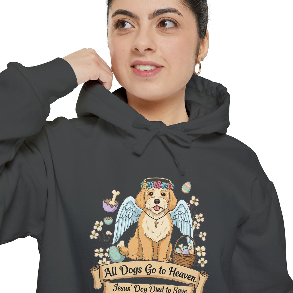 Heaven's Got a Paw Patrol | Garment-Dyed Hoodie — AttitudeShirts