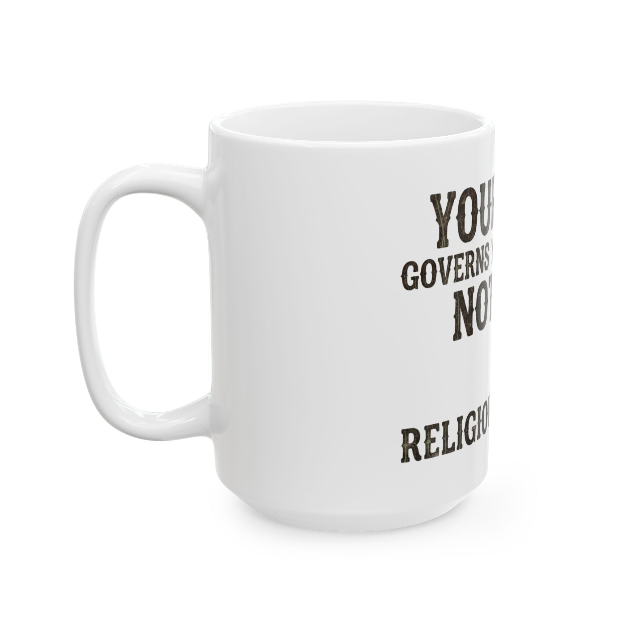 "Religious Freedom" White Ceramic Mug