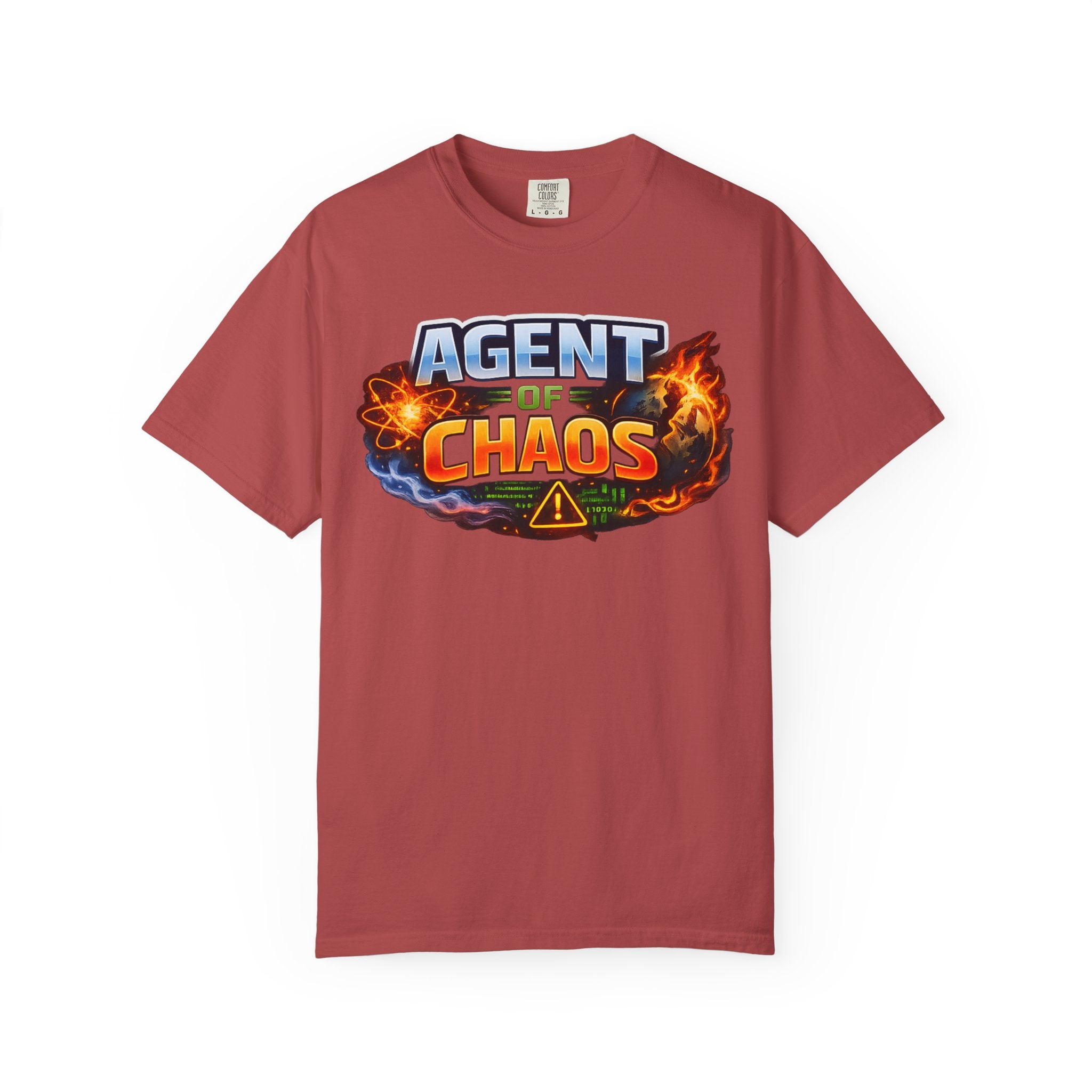 "Agent of Chaos" Unisex Garment-Dyed Tee
