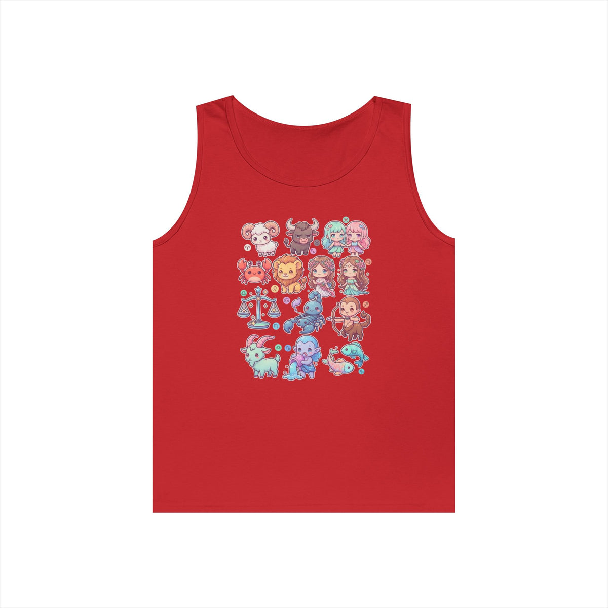 "Cute Chibi Zodiac" Tank Top