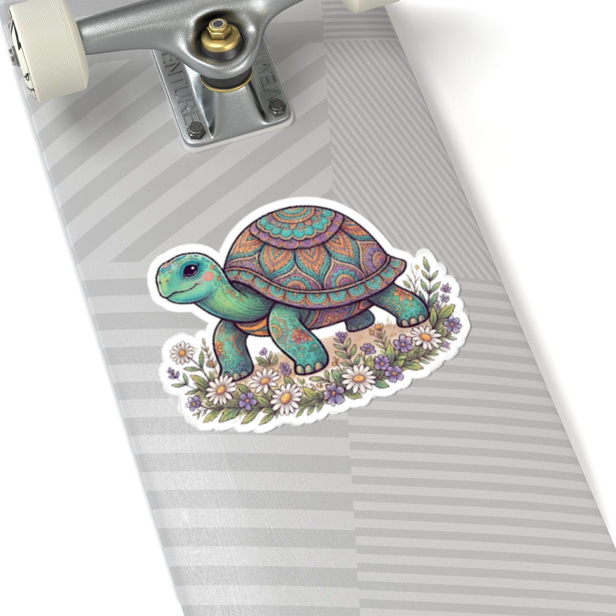"Hippy Turtle" Sticker — Main