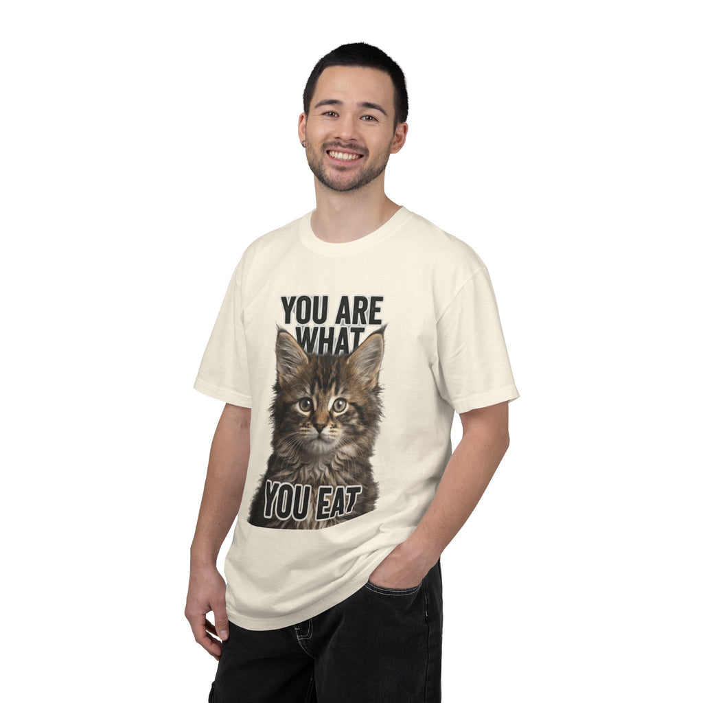 "You Are What You Eat - Cat 4" Unisex Garment-Dyed T-shirt