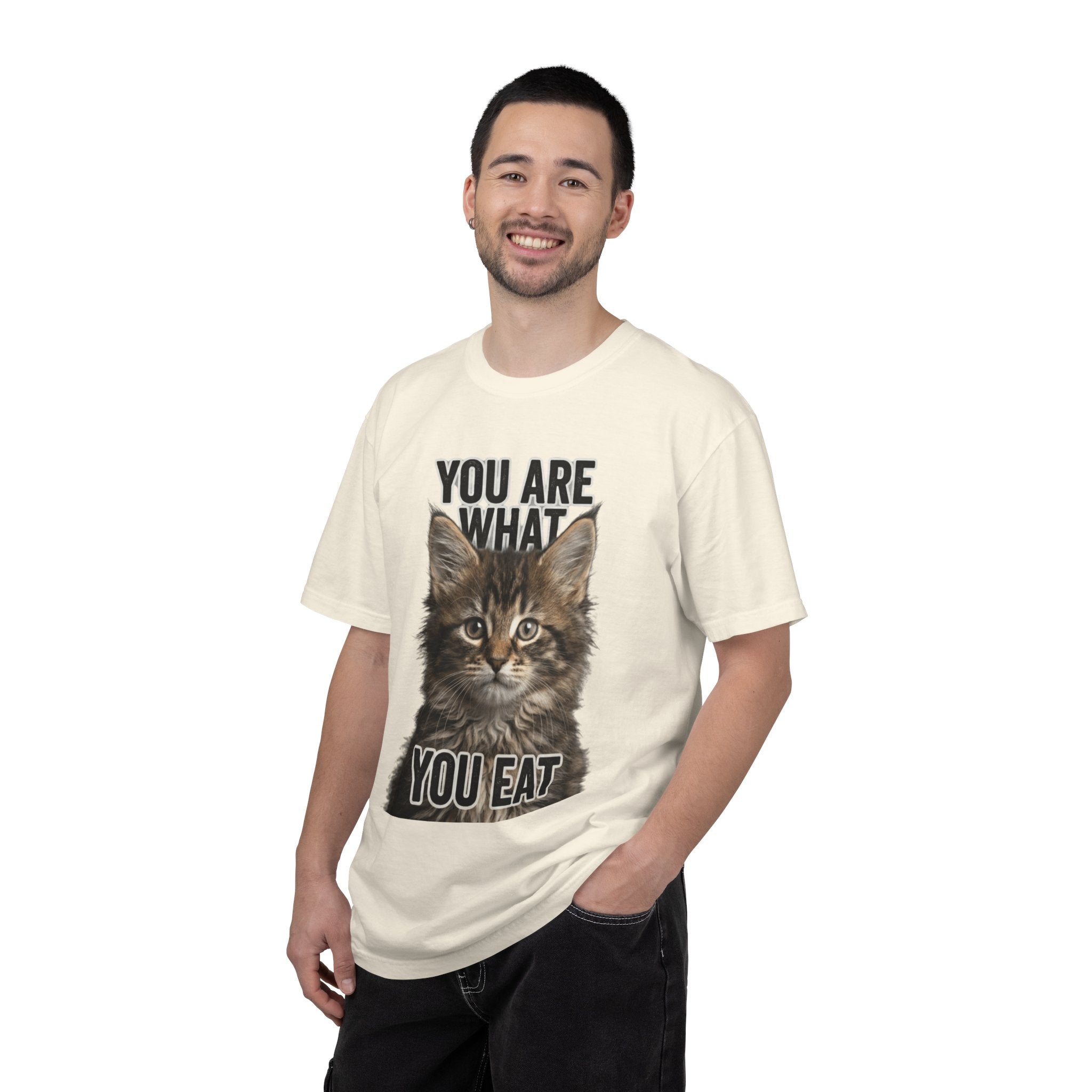 "You Are What You Eat - Cat 4" Unisex Garment-Dyed T-shirt
