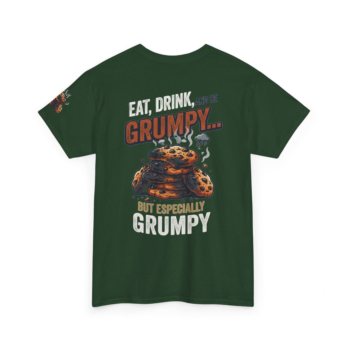 Eat Drink And Be Grumpy Premium Graphic Tee
