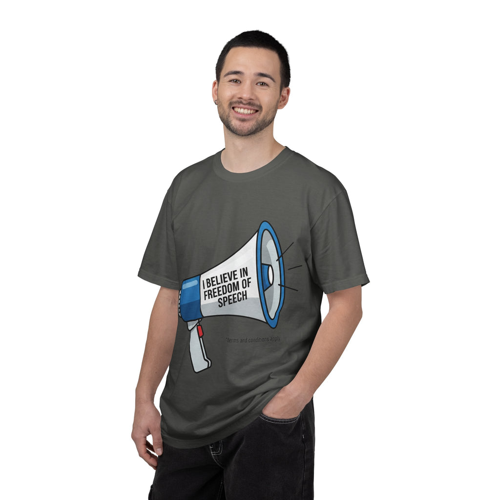 "Freedom of Speech" Unisex Garment-Dyed T-shirt
